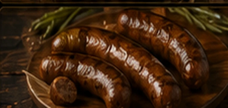 Seasoned beef links